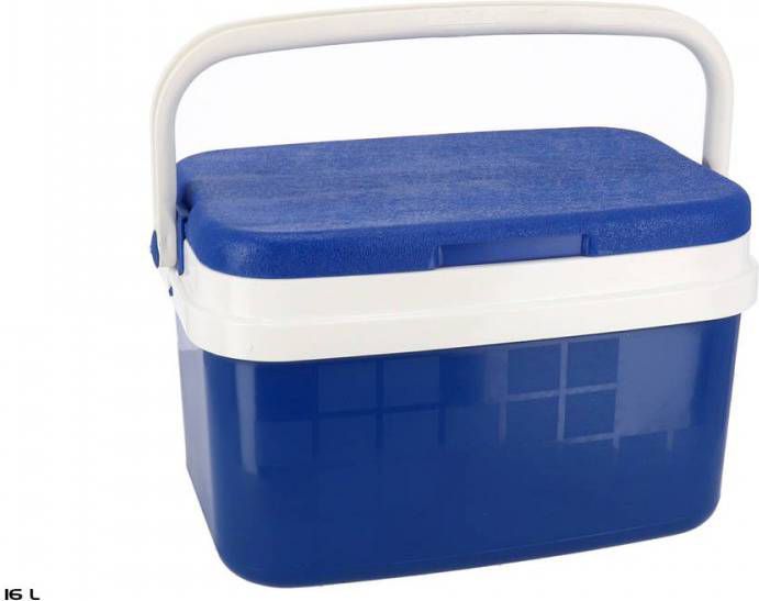 Gerimport Koelbox 43 X 29 X 26 Cm 16l Strandkoelbox Blauw