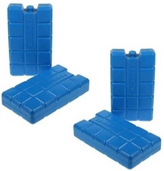 Merkloos Koelelementen 4x Stuks 16 X 9 Cm
