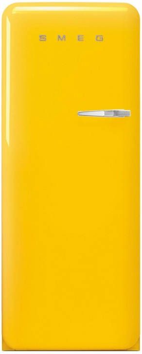 Smeg FAB28LYW5 Koelkast met vriesvak Geel