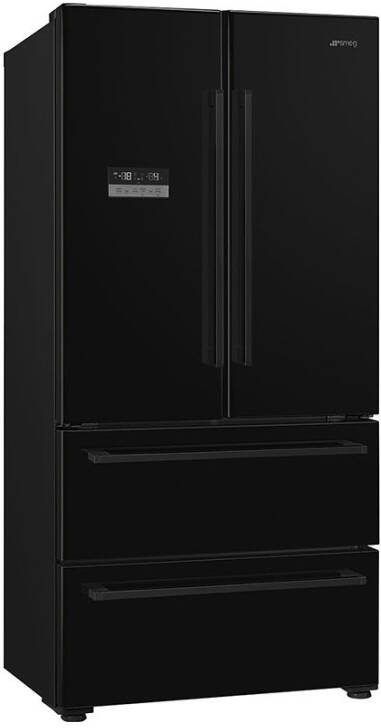 Smeg FQ55FNDF Amerikaanse koelkast Zwart