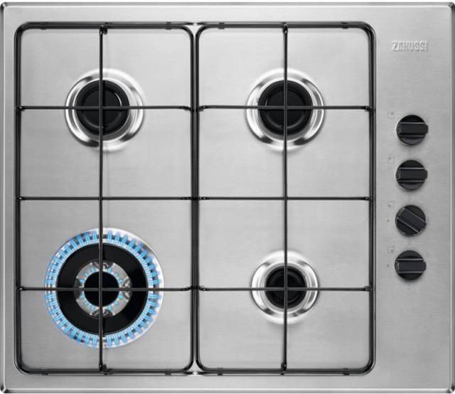 Zanussi ZGH62424XA gaskookplaat restant model met krachtige wokbrander