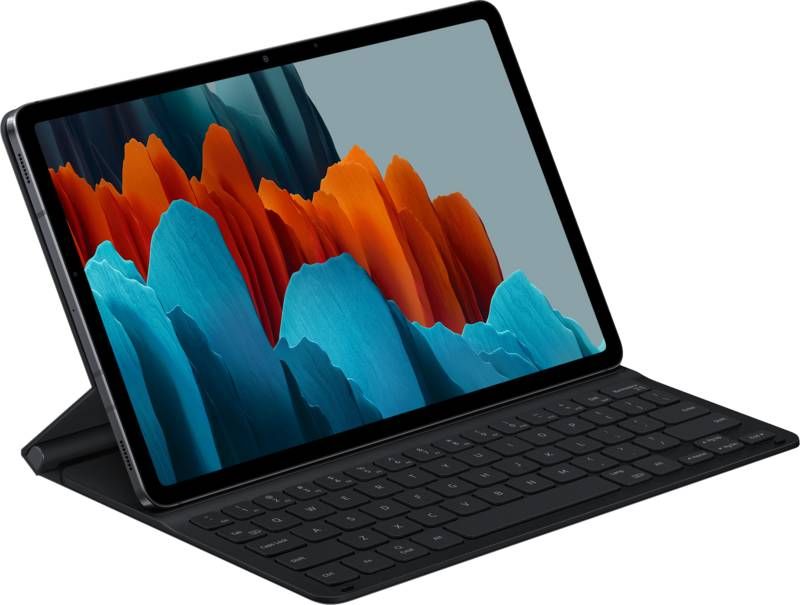 Samsung Galaxy Tab S7/S8 Toetsenbord Hoes QWERTY Zwart