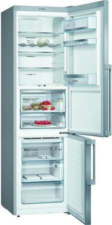 BSH Bosch Serie 8 KGF39PI45 Koelvriescombinaties Roestvrijstalen effect