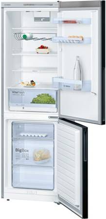 Bosch Serie 4 KGV36VB32S koelvriescombinaties Zwart
