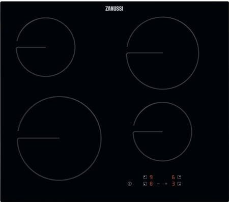 Zanussi ZHRN641K Elektrische inbouwkookplaat Zwart