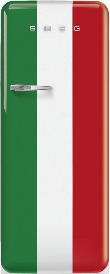 SMEG FAB28RDIT5 koelkast tricolore met diepvriesvak en rechtsdraaiende deuren restant model