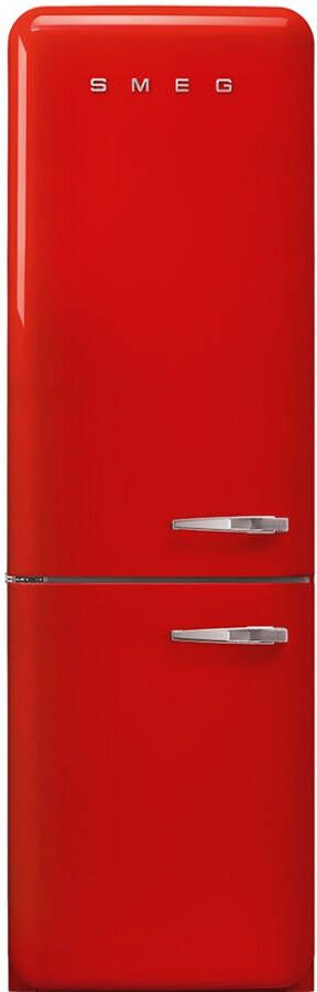 Smeg koelvriescombinatie FAB32LRD5 Linksdraaiend (Rood)