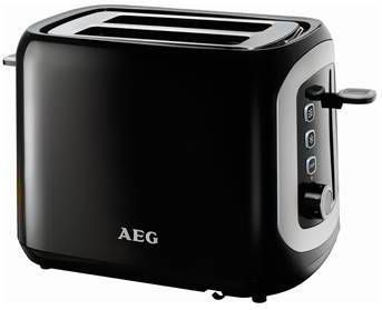 AEG Automatische broodrooster AT 3300 Zwart/Zilverkleur online kopen
