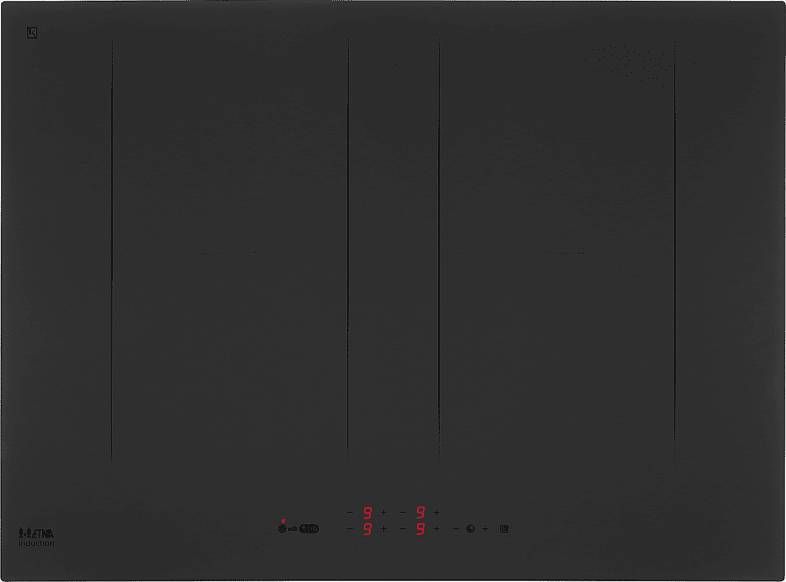 ETNA Matte inductiekookplaat 1/2 fase 70 cm KIF672DS