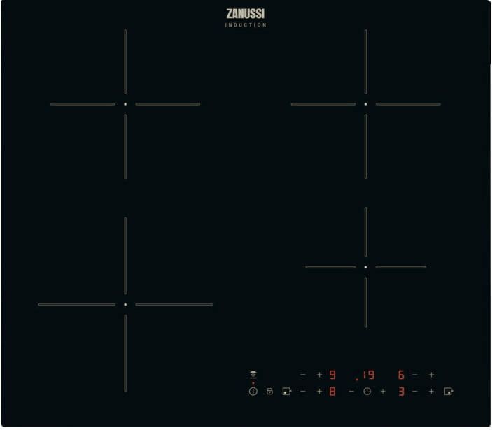 Zanussi ZITN643K Inductie inbouwkookplaat